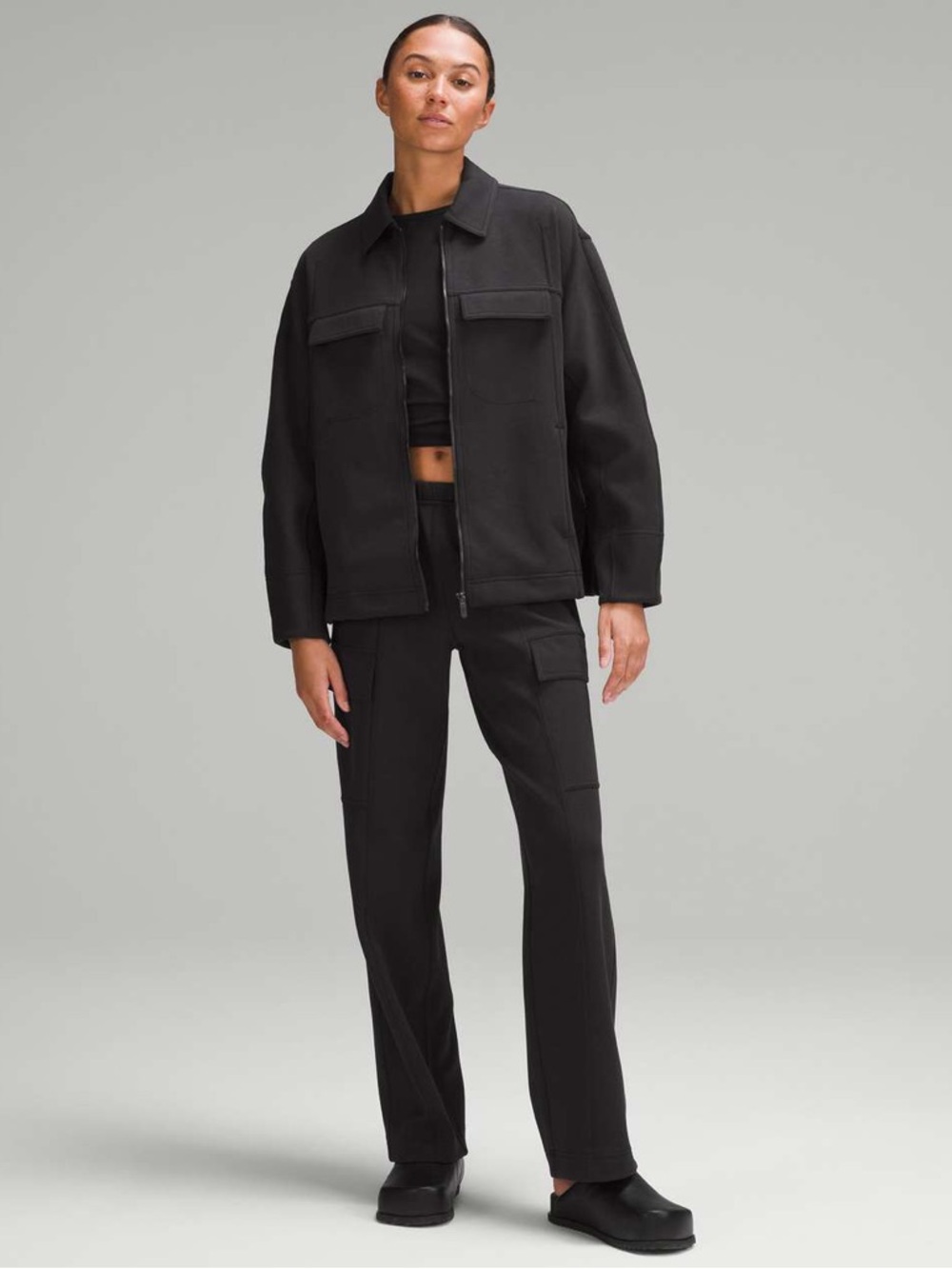 Lululemon Cotton-Blend Double-Knit Cargo Pant